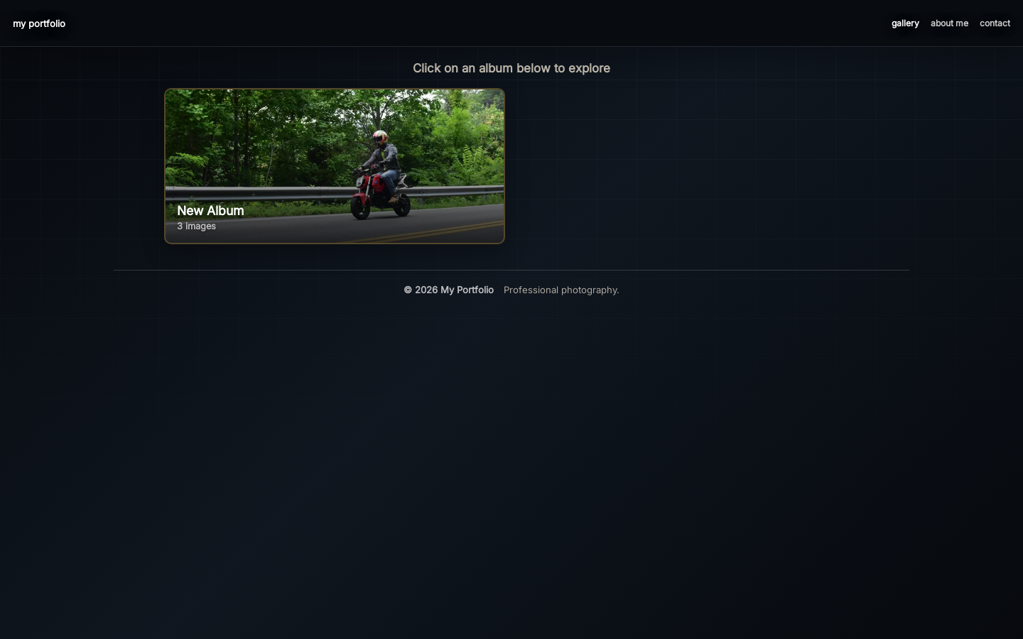 Gallery albums view